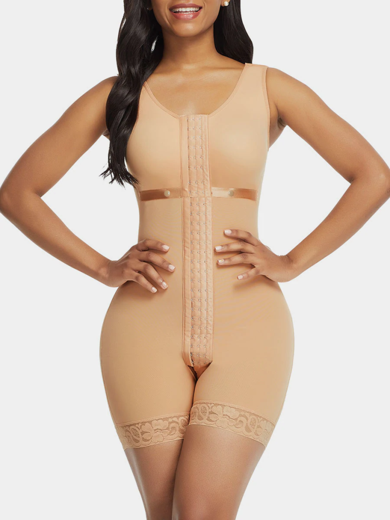 Full Bodysuit Slimming Shaper Front Zipper