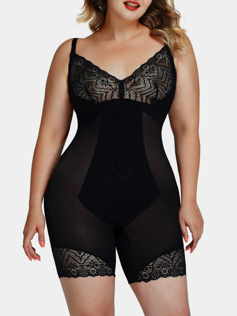 Plus Size Lace Full Body Shapewear